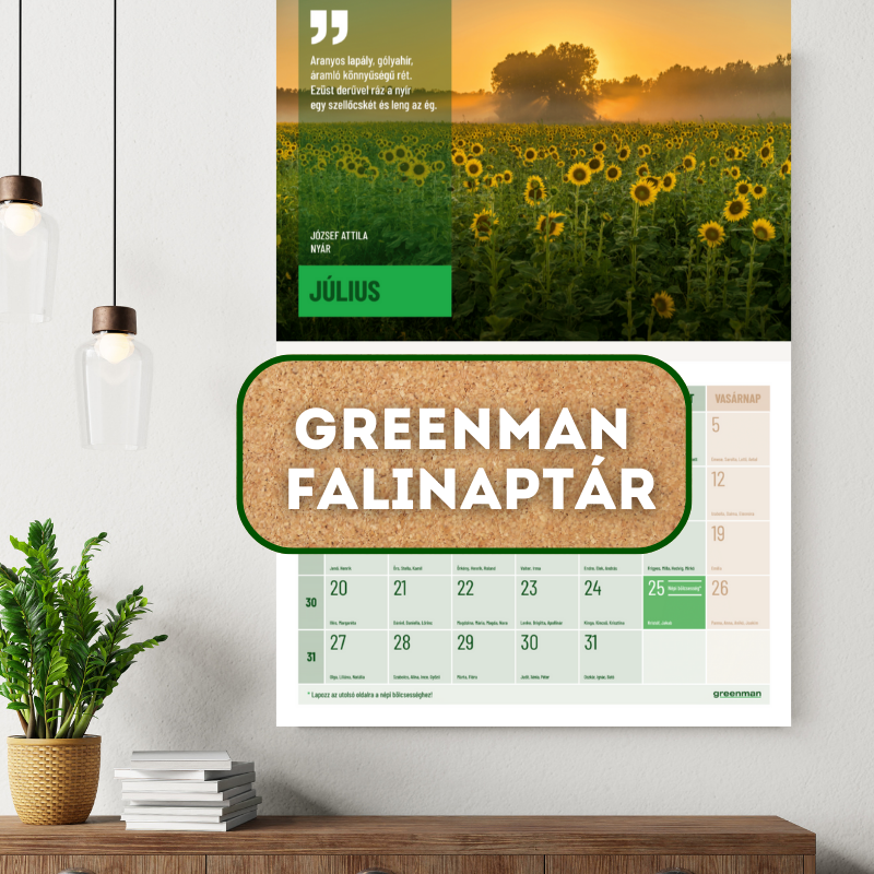 Greenman falinaptár